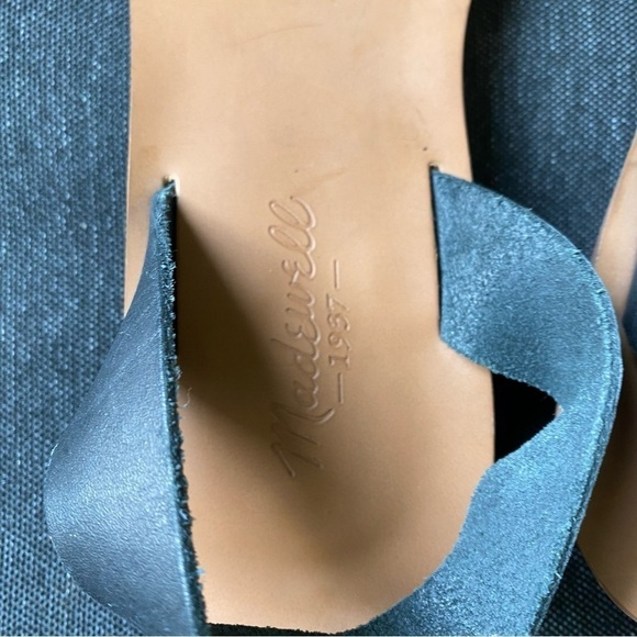 Madewell Veronique Tan Black Leather Ankle Strap Sandal’s Women’s Size 8 - Picture 7 of 9